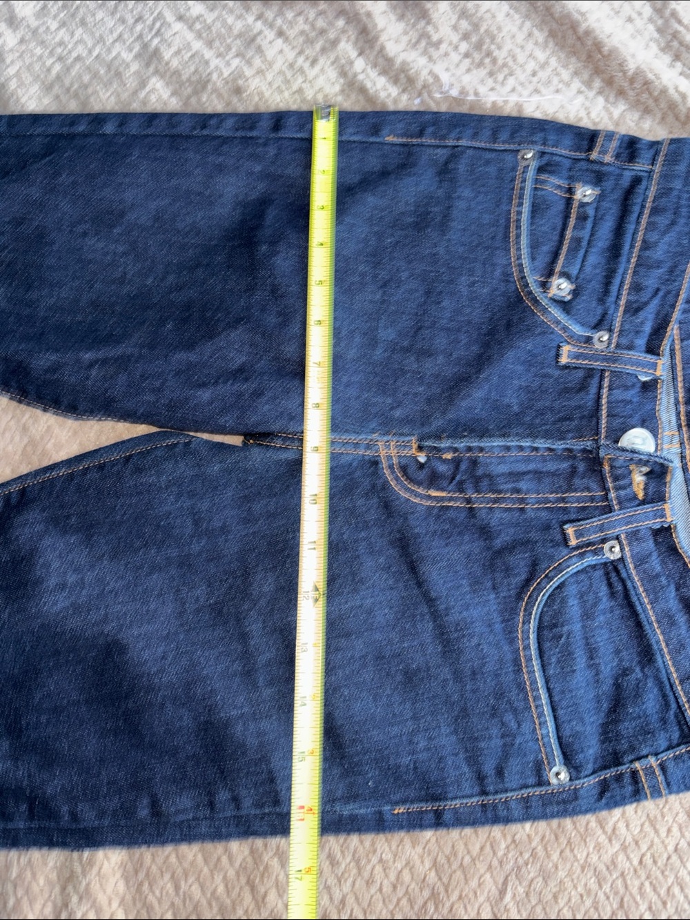 Redline Women's Dark Blue Straight Leg Jeans - Picture 7 of 11